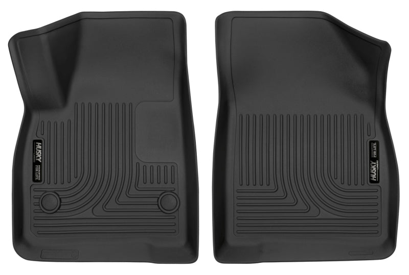 Husky Liners 17-23 Cadillac XT5/17-23 GMC Acadia 2nd Row Bench X-Act Contour Black Front Floor Liner - GTR Auto