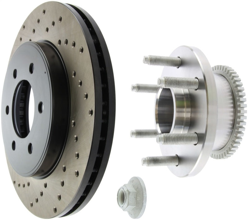 StopTech 04-08 Ford F150 2WD Drilled Right Front Rotor