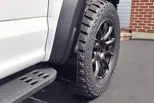 Load image into Gallery viewer, Rally Armor 17-20 Ford F-150 Raptor Black UR Mud Flap w/ Blue Logo