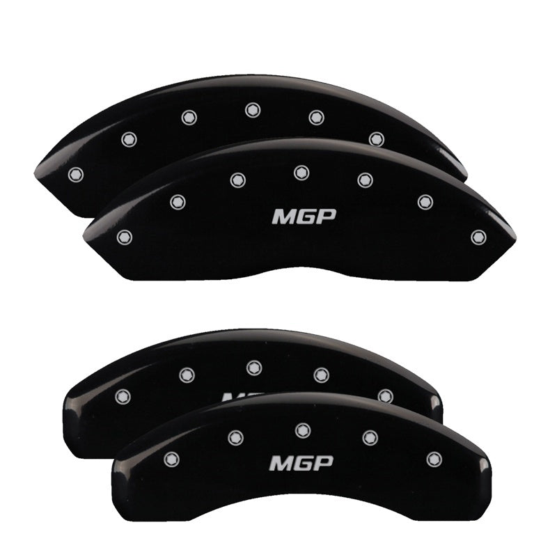 MGP 4 Caliper Covers Engraved Front & Rear MGP Red finish silver ch