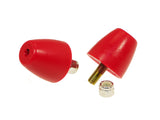 Prothane Universal Bump Stop 1 9/16X1 5/8 Cone - Red