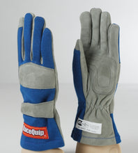 Load image into Gallery viewer, RaceQuip Blue 1-Layer SFI-1 Glove - Medium