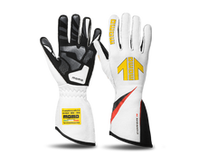 Load image into Gallery viewer, Momo Corsa R Gloves Size 8 (FIA 8856-2000)-White