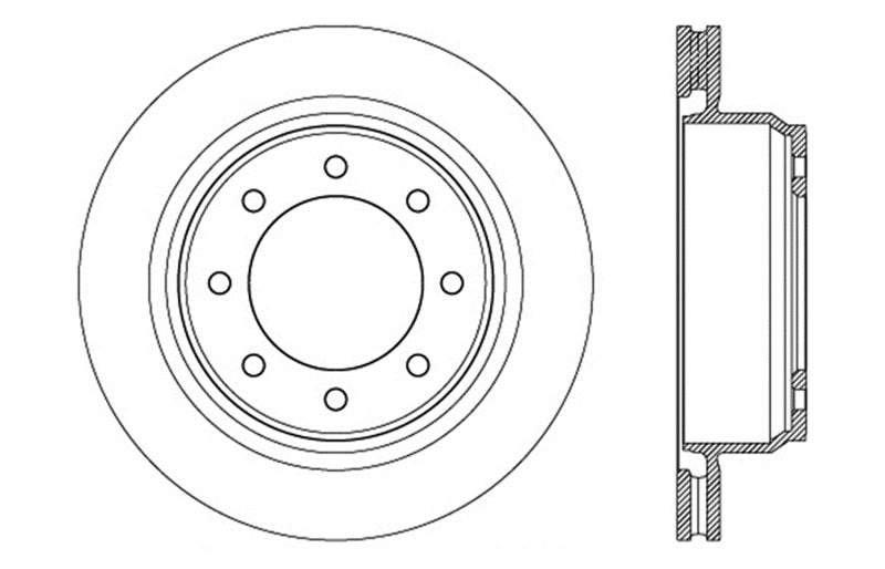 StopTech Drilled Sport Brake Rotor