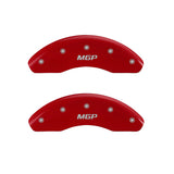 MGP 4 Caliper Covers Engraved Front Honda Engraved Rear H Logo Red finish silver ch