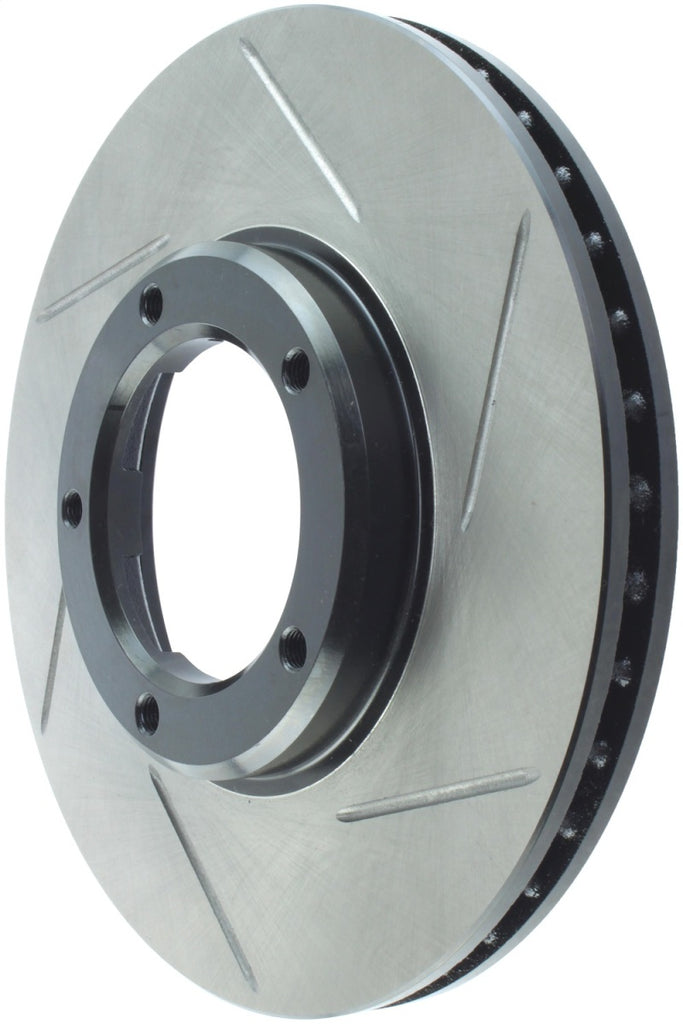 StopTech Power Slot 95-04 Toyota Tacoma 5 Lugs Front Left Slotted Rotor