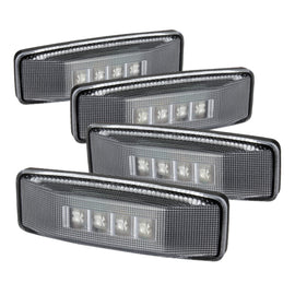 xTune Dodge Ram 94-02 Dually 2 Red LED+2 Amber LED Fender Lights 4pcs Clear ACC-LED-DR94-FE-C