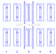Load image into Gallery viewer, King Engine Bearings BMW M10B15/18/20 (Size STD) Performance Main Bearing Set
