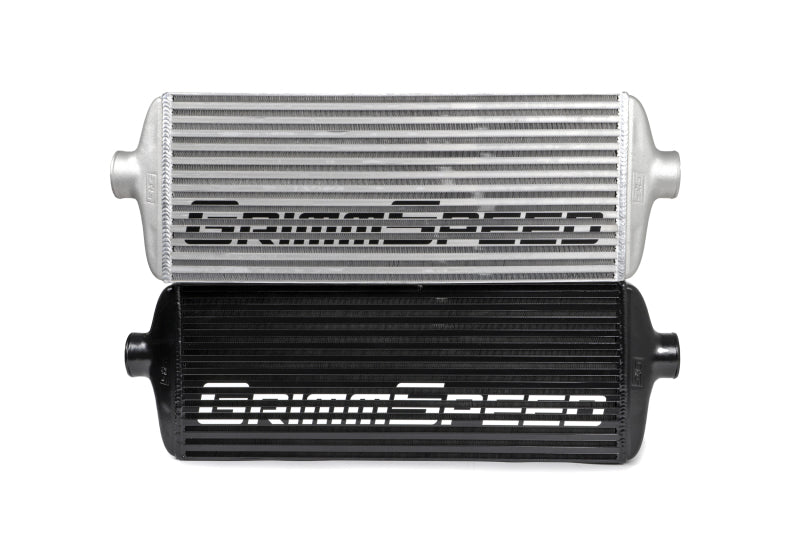 GrimmSpeed 2008-2014 Subaru WRX Front Mount Intercooler Kit Raw Core / Black Pipe