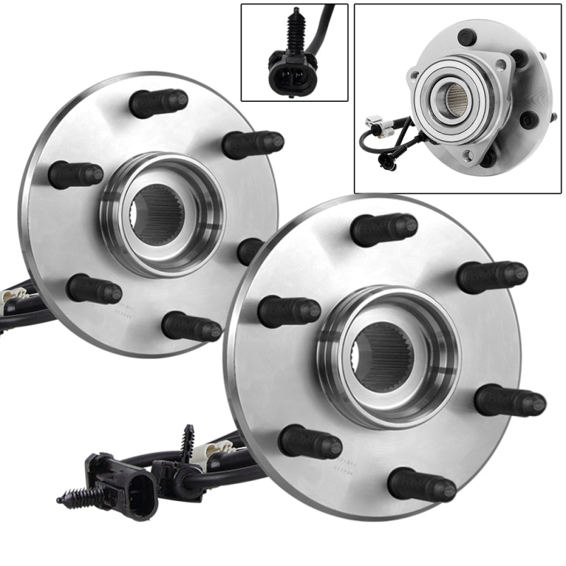 xTune Wheel Bearing and Hub 4WD Cadillac Escalade 02-06 - Front Left and Right BH-515036-36