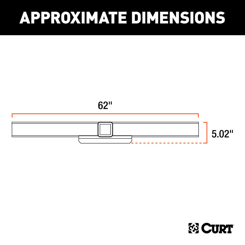 Curt 2.5In Rec 62In L Center Section