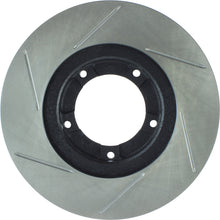 Load image into Gallery viewer, StopTech Power Slot 95-04 Toyota Tacoma 5 Lugs Front Left Slotted Rotor