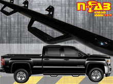 Load image into Gallery viewer, N-Fab Nerf Step 15-17 Chevy-GMC 2500/3500 Crew Cab - Gloss Black - Cab Length - 3in