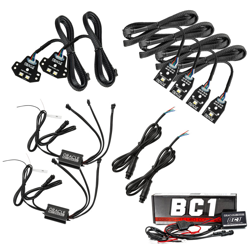 Oracle 15-21 Dodge Charger RGB+W DRL Headlight DRL  Kit - ColorSHIFT w/ BC1 Controller