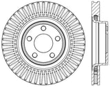 StopTech 15-17 Ford Mustang Drilled Sport Left Front Rotor