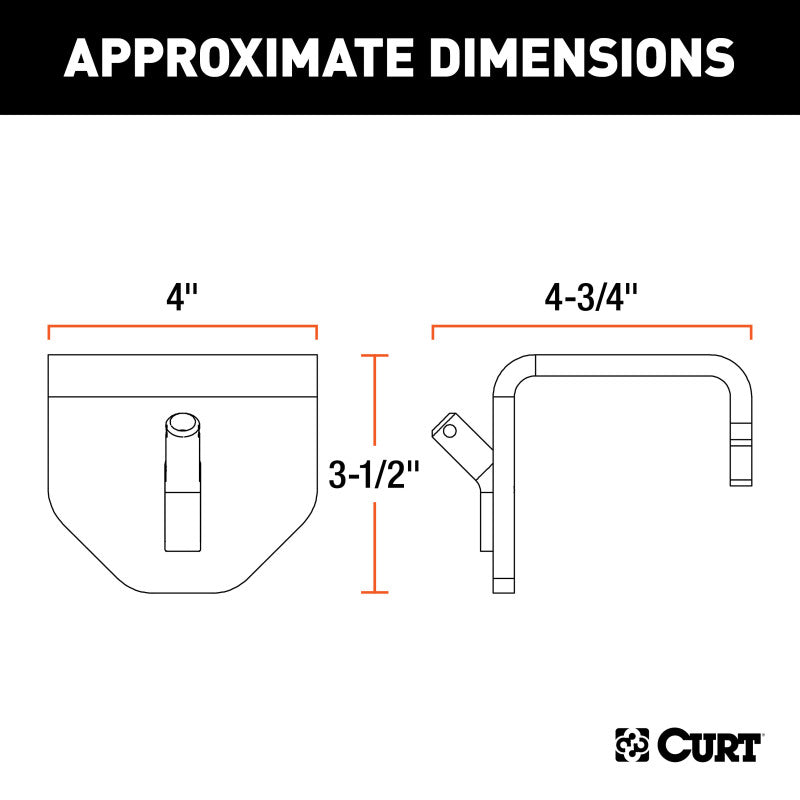 Curt Weight Distribution Clamp-On Hookup Brackets (2-Pack)