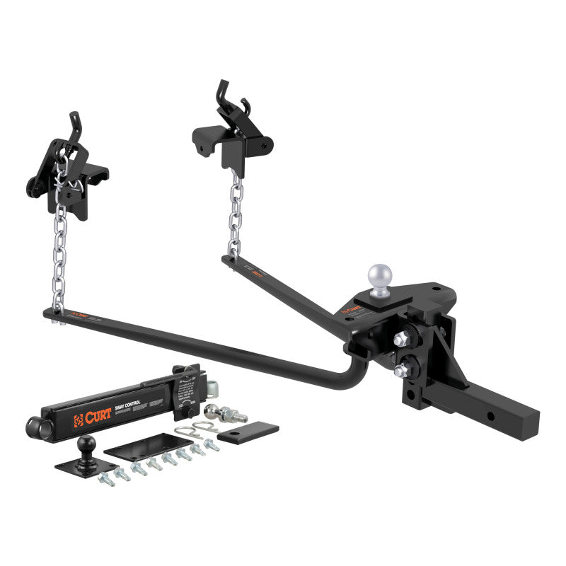 Curt Round Bar Weight Distribution Hitch Kit (10000-14Klbs 31-5/8in Bars)