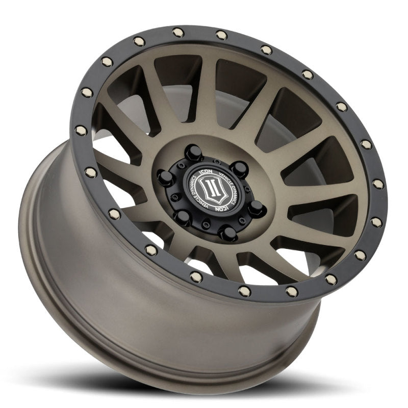 ICON Compression 18x9 6x5.5 0mm Offset 5in BS Bronze Wheel