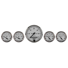 Load image into Gallery viewer, Autometer American Platinum 5 Piece Kit (Elec Speed/Oil Press/Water Temp/Volt/Fuel Level)