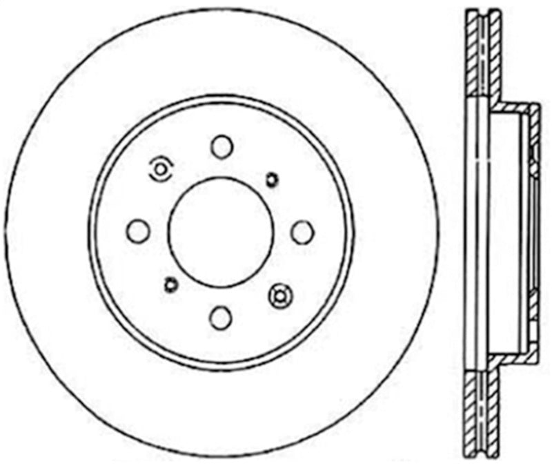 Stoptech Acura & Honda Civic/Del Sol Front CRYO-STOP Rotor