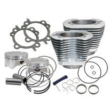Load image into Gallery viewer, S&amp;S Cycle 07-17 BT 107in Bolt-In Big Bore Kit - Silver