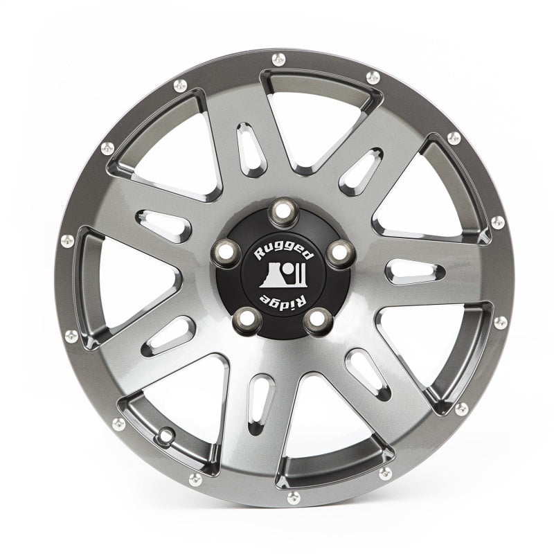 Rugged Ridge 07-18 Jeep Wrangler JK/JKU 17x8.5 Gun Metal XHD Wheel