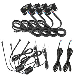 Oracle Jeep Wrangler JL/Gladiator JT RGB+W Headlight DRL Kit - ColorSHIFT w/o Controller