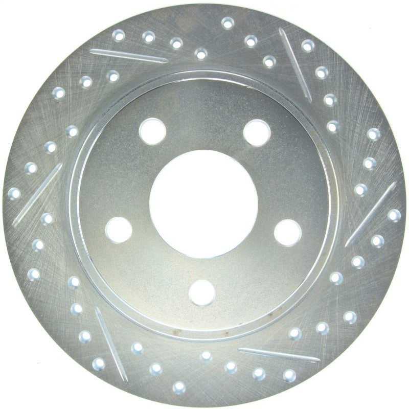 StopTech Select Sport 92-02 Cadillac Eldorado Left Slotted & Drilled Sport Brake Rotor - Rear