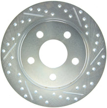 Load image into Gallery viewer, StopTech Select Sport 92-02 Cadillac Eldorado Left Slotted &amp; Drilled Sport Brake Rotor - Rear