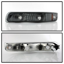 Load image into Gallery viewer, xTune Chevy Silverado 99-02 Amber Reflector Bumper Lights Smoke CBL-JH-CS99-AM-SM