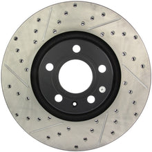 Load image into Gallery viewer, StopTech 05-10 Audi A6 (Not Quattro) / 05-08 A6 Quattro 3.2L Slotted &amp; Drilled Right Front Rotor