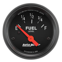 Load image into Gallery viewer, Autometer Z Series 52mm 240 Empty / 33 Full Fuel Level Gauge