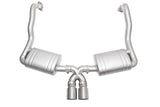 SOUL 15-16 Porsche 981 GT4 / Spyder Performance Exhaust - Straight Cut Brushed Finish Tips