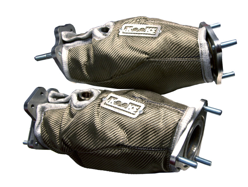 Kooks 2020+ Chevrolet Corvette C8 LT2 6.2L Heat Shield Blankets for Ultra Green Catted Connect Pipes - GTR Auto