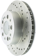 Load image into Gallery viewer, StopTech Select Sport 63-82 Chevrolet Corvette / 68-69 Camaro Slotted and Drilled Left Rear Rotor
