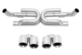 SOUL 17-19 Porsche 991.2 Carrera (non-PSE) Perf. Exhaust w/ Drone Tubes - S Model - Pol.Chrome Tips