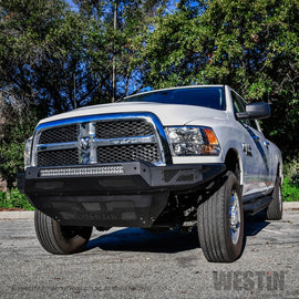 Westin 2010-2019 Dodge Ram 2500/3500 ( Old Body Style ) Pro-Mod Front Bumper - Textured Black - GTR Auto