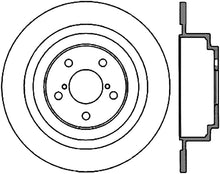 Load image into Gallery viewer, StopTech 00-04 Subaru Outback / Legacy SportStop Cryo Slotted &amp; Drilled Rear Left Rotor