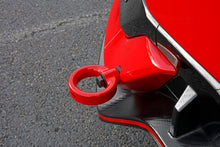 Load image into Gallery viewer, PERRIN 17-21 Honda Civic Si/Type R/Touring/Hatchback Tow Hook Kit Rear - Red