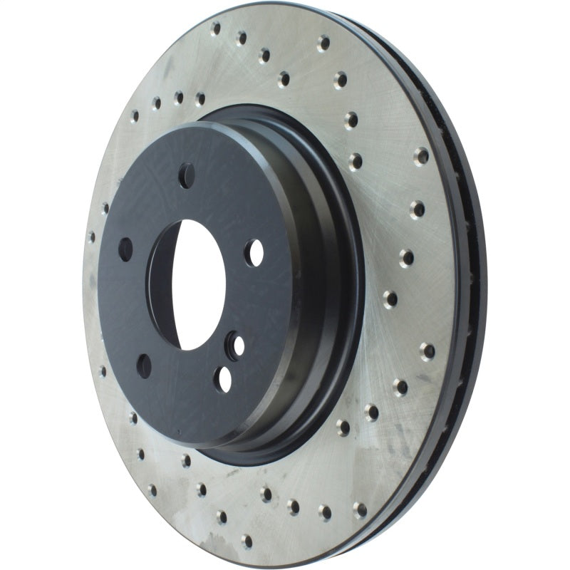 StopTech 05-06 Mercedes Benz C55 AMG Sportstop Drilled Left Rear CRYO Rotor
