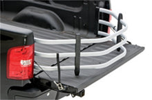 Load image into Gallery viewer, AMP Research 99-23 Ford F-250/F-350 SuperDuty Bedxtender HD Sport - Silver (May Req. Diode Kit) - GTR Auto