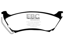 Load image into Gallery viewer, EBC 98 Mercedes-Benz M-Class (ML) ML320 3.2 Yellowstuff Rear Brake Pads