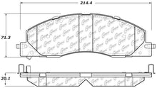 Load image into Gallery viewer, StopTech 09-18 Dodge Ram Truck &amp; SUV Semi-Metallic Front Brake Pads