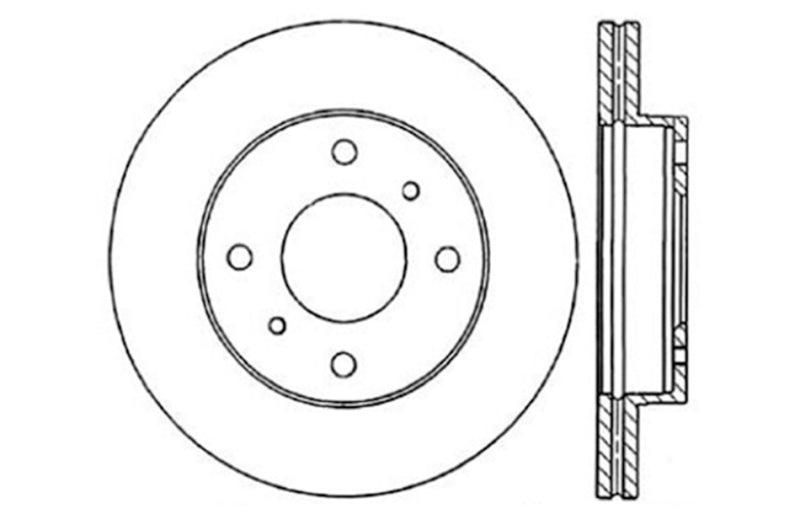 StopTech Slotted & Drilled Sport Brake Rotor