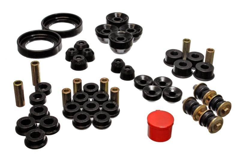 Energy Suspension 94-97 Honda Accord/Odyssey Black Hyper-Flex Master Bushing Set - GTR Auto