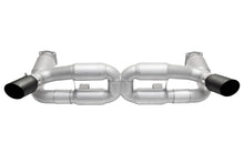 Load image into Gallery viewer, SOUL 06-09 Porsche 997.1 Turbo Sport X-Pipe Exhaust (w/ 200 Cell Cats) - GT2 Style Satin Black Tips