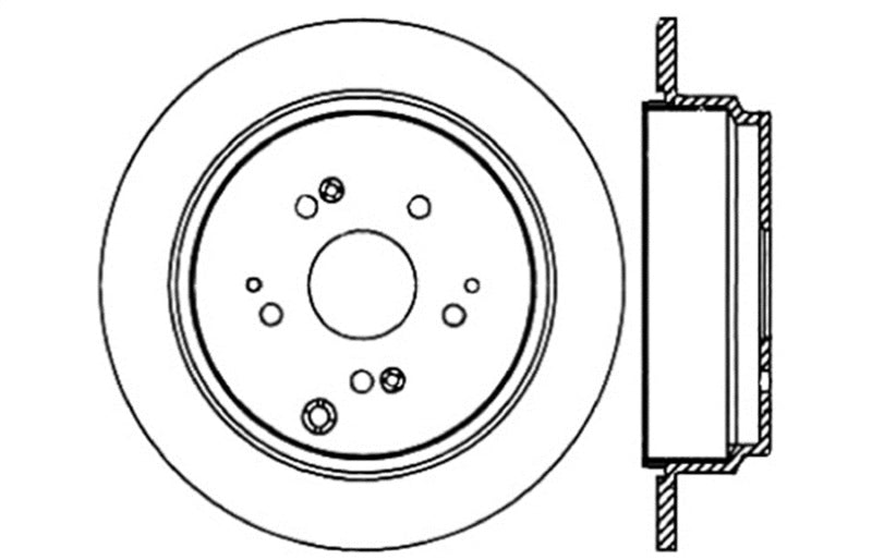 StopTech Drilled Sport Brake Rotor