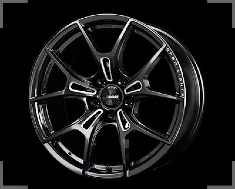 Gram Lights 57FXZ 20x9.5 +35 5x120 Super Dark Gunmetal and Machining Rim Edge DC Wheel