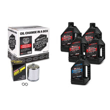 Load image into Gallery viewer, Maxima V-Twin Oil Change Kit Synthetic w/ Chrome Filter Sportster
