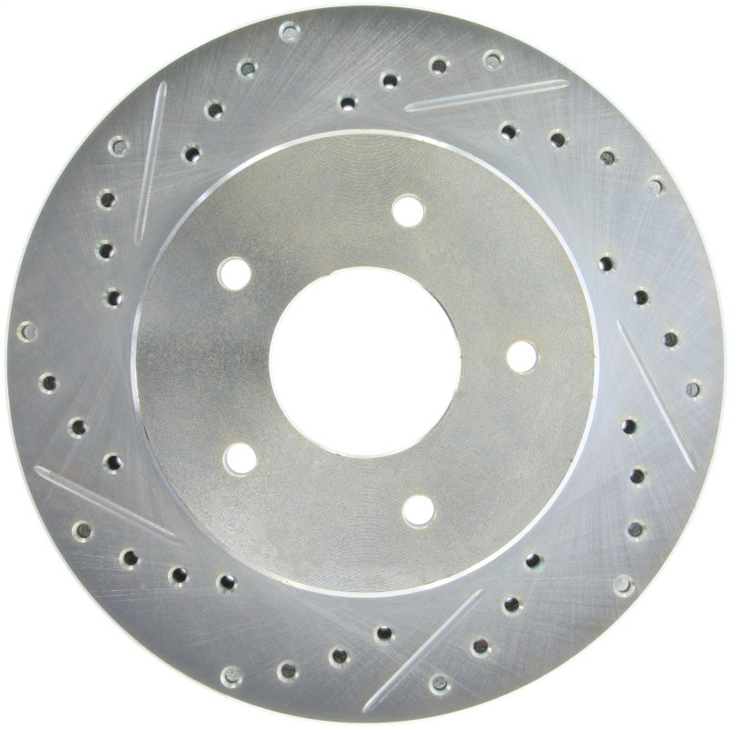 StopTech Select Sport 63-82 Chevrolet Corvette Slotted and Drilled Right Front Rotor